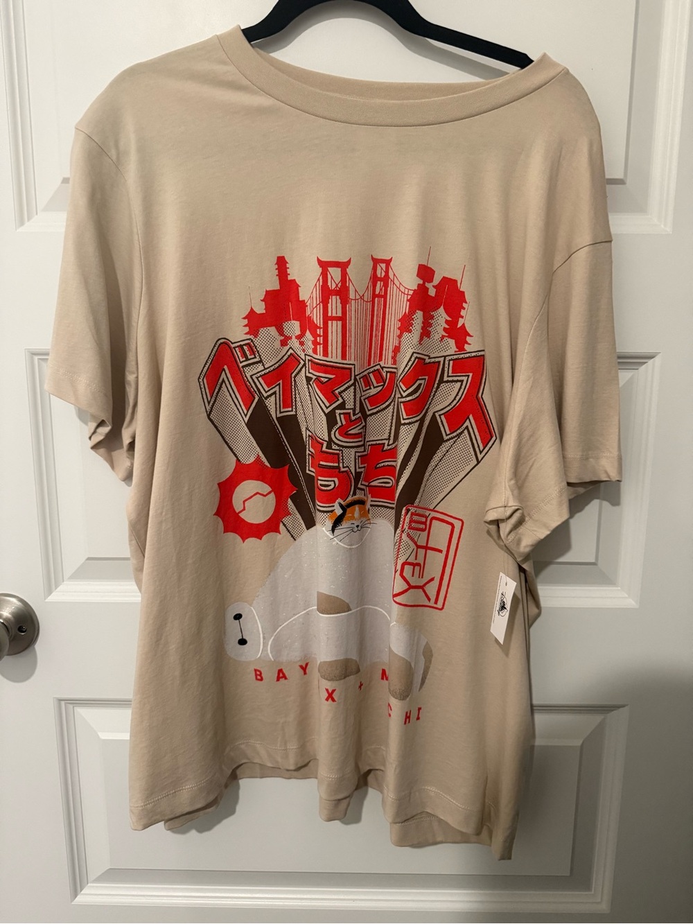 Disney Parks Baymax and Mochi Graphic Tee - XL - NWT